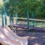 Slides at Lake Accotink Park Playground