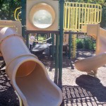 Tube Slide at Lake Accotink Park Playground