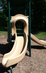 Curved Slide at Ft Ward Park