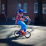 Clown at George Washington's Birthday Parade 2012 Alexandria VA