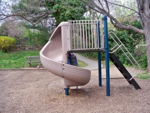 Spiral Slide at Windmill Hill Park