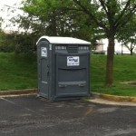 Port-o-let at Reston North Park