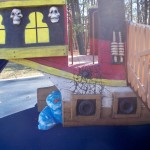 Climbing feature at Chessie's Backyard Playground