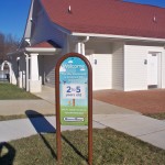 The newest playground at Chessie's Backyard is rated for 2-5 year olds