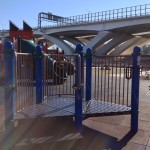 Climbing platform at Jones Point Park