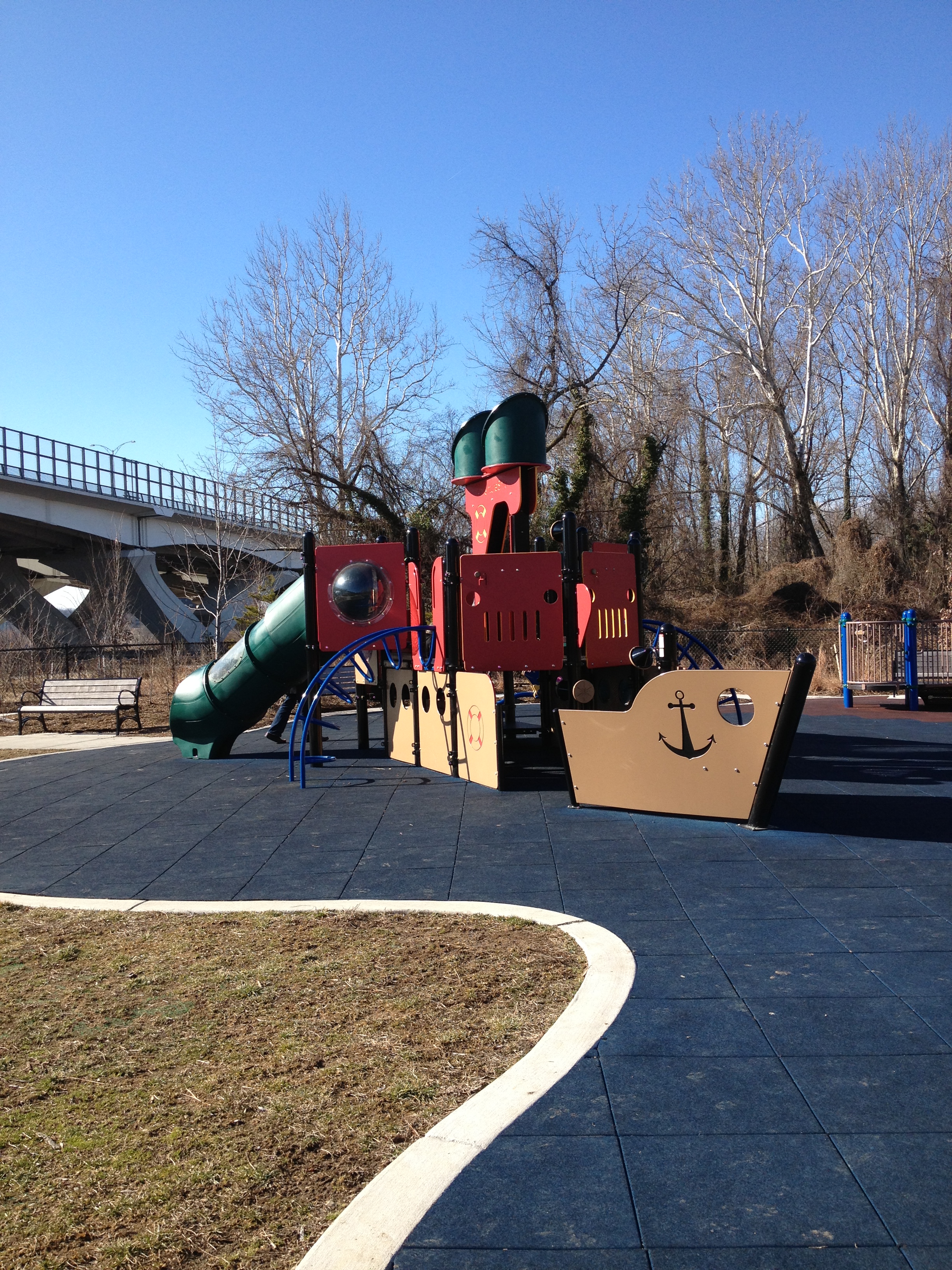 Pirate Ship play structure at Jones Point Park