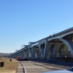 View of the bridge at Jones Point Park