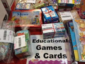 Educational Games & Cards at JBF Prince William Spring 2014