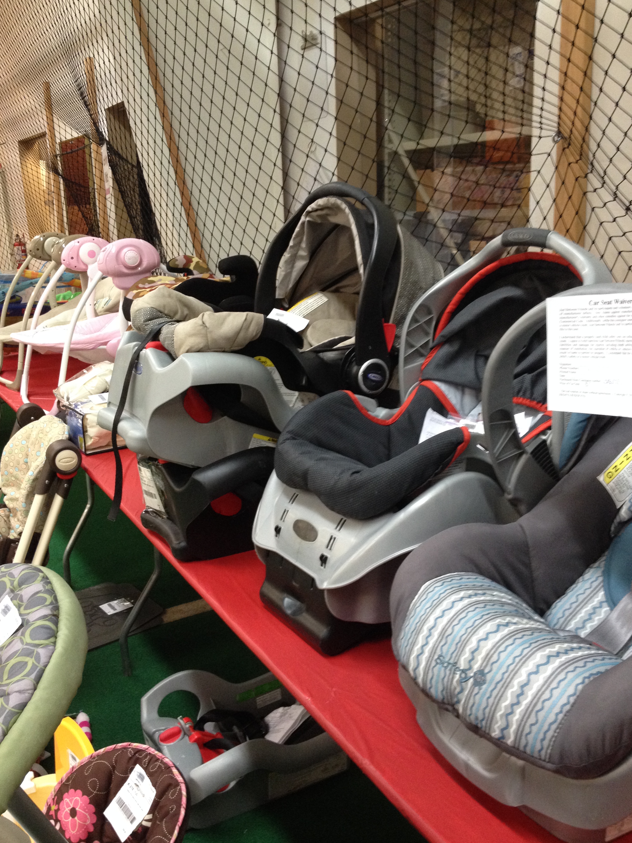 Car Seats at JBF Prince William Spring 2014