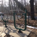 Potomac Overlook Regional Park playground exercise station