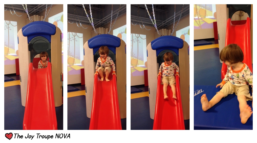 Great Play of Fairfax activity stations slide Joy Troupe NOVA 900