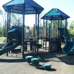 Play structure at Ben Brenman Park in Alexandria VA