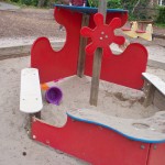 Ship Themed Sandbox at Windmill Hill Park
