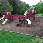 Play structure at Reston North Park